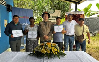 Un gran logro: productores agrícolas de Sacha Inchi en Putumayo fueron certificados en Buenas Prácticas Agrícolas