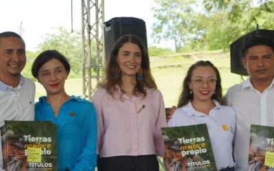 Formalización de 210 predios para el desarrollo de 11 municipios en Córdoba y Sucre